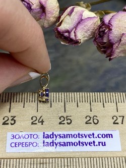 *Подвеска Танзанит цв Лимонное арт. 736431-8-2-235 (вес 0,41 г) - фото 60698 *Подвеска Танзанит цв Лимонное арт. 736431-8-2-235 (вес 0,41 г) - фото 60698