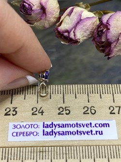 *Подвеска Танзанит цв Лимонное арт. 736431-8-2-235 (вес 0,41 г) - фото 60700 *Подвеска Танзанит цв Лимонное арт. 736431-8-2-235 (вес 0,41 г) - фото 60700