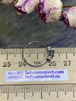 *Кольцо р.16,5 Танзанит цв Белое арт. 759311-8-3-138 (вес 1,46 г) - фото 60995 *Кольцо р.16,5 Танзанит цв Белое арт. 759311-8-3-138 (вес 1,46 г) - фото 60995