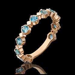 *Кольцо р.17,5 Топаз цв Красное арт. 01-5365-00-201-1110-57-821 (вес 2,19 г) - фото 62126 *Кольцо р.17,5 Топаз цв Красное арт. 01-5365-00-201-1110-57-821 (вес 2,19 г) - фото 62126