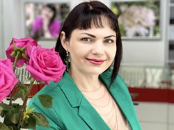 *Серьги Трансформеры Зеленая Шпинель цв Красное арт. С110-5493ШИ-841 вес 7,25 г - фото 64733