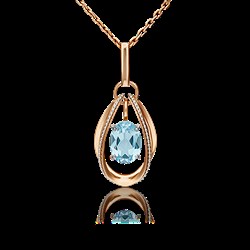 *Подвеска Топаз цв Красное и Белое арт. 03-3128-00-201-1111-57-953 (вес 1,48 г) - фото 65090 *Подвеска Топаз цв Красное и Белое арт. 03-3128-00-201-1111-57-953 (вес 1,48 г) - фото 65090