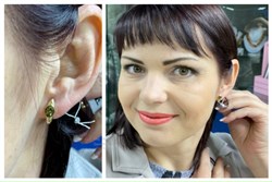 *Серьги Турмалин цв Лимонное арт. 21202-336 вес 3,36 г - фото 65927 *Серьги Турмалин цв Лимонное арт. 21202-336 вес 3,36 г - фото 65927