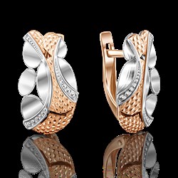 *Серьги цв Красное, Белое арт. 02-4018-00-000-1111-48-809 (вес 3,65 г) - фото 6594 *Серьги цв Красное, Белое арт. 02-4018-00-000-1111-48-809 (вес 3,65 г) - фото 6594