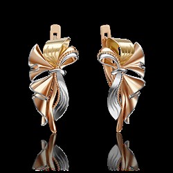 *Серьги цв Лимонное, Красное, Белое арт. 02-4133-00-000-1140-48-794 (вес 4,43 г) - фото 6602 *Серьги цв Лимонное, Красное, Белое арт. 02-4133-00-000-1140-48-794 (вес 4,43 г) - фото 6602