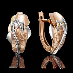 *Серьги цв Лимонное, Красное, Белое арт. 02-4072-00-000-1140-48-638 (вес 4,35 г) - фото 6604 *Серьги цв Лимонное, Красное, Белое арт. 02-4072-00-000-1140-48-638 (вес 4,35 г) - фото 6604