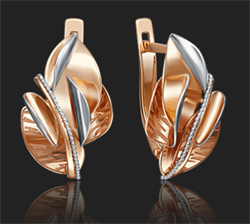 *Серьги цв Красное арт. 02-4131-00-000-1110-48-510 (вес 4,35 г) - фото 6864 *Серьги цв Красное арт. 02-4131-00-000-1110-48-510 (вес 4,35 г) - фото 6864