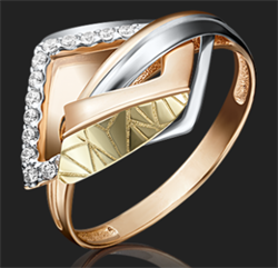 *Кольцо р.17 Белый Фианит цв Красное, Лимонное арт. 01-5125-00-401-1113-48-203 (вес 2,73 г) - фото 6912 *Кольцо р.17 Белый Фианит цв Красное, Лимонное арт. 01-5125-00-401-1113-48-203 (вес 2,73 г) - фото 6912