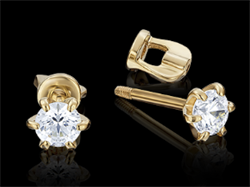 *Пусеты Белый Фианит цв Лимонное арт. 02-2082-00-401-1130-03-282 (вес 1,3 г) - фото 6979 *Пусеты Белый Фианит цв Лимонное арт. 02-2082-00-401-1130-03-282 (вес 1,3 г) - фото 6979