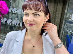 *Серьги Цветы Гранат цв Красное арт. 02-4262-00-264-1110-57-590 вес 5,55 г - фото 71003 *Серьги Цветы Гранат цв Красное арт. 02-4262-00-264-1110-57-590 вес 5,55 г - фото 71003