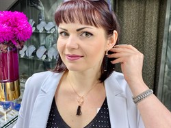 *Кольцо р.18,5 Черная Шпинель цв Красное арт. К120-5493ШЧ-843 вес 3,24 г - фото 76204