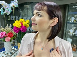 *Серьги Конго Голубой Топаз цв Белое арт. 02-0001-00-201-1120-46-114 вес 3,39 г - фото 78496 *Серьги Конго Голубой Топаз цв Белое арт. 02-0001-00-201-1120-46-114 вес 3,39 г - фото 78496