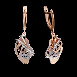 *Серьги цв Красное, Белое арт. 02-4223-00-000-1111-48-344 (вес 3,47 г) - фото 8027 *Серьги цв Красное, Белое арт. 02-4223-00-000-1111-48-344 (вес 3,47 г) - фото 8027