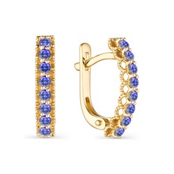 *Серьги Танзанит цв Лимонное арт. 23485-304-438 (вес 2,4 г) - фото 82453 *Серьги Танзанит цв Лимонное арт. 23485-304-438 (вес 2,4 г) - фото 82453