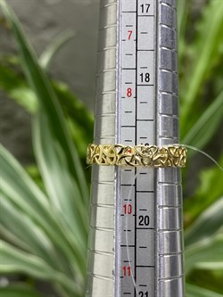 *Кольцо р.19 Триглав цв Лимонное арт. 1000057-640 (вес 2,56 г) - фото 83402