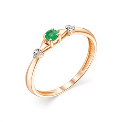 *Кольцо р.18 Изумруд цв Красное арт. 13484-101-749 (вес 1,19 г) - фото 85351 *Кольцо р.18 Изумруд цв Красное арт. 13484-101-749 (вес 1,19 г) - фото 85351