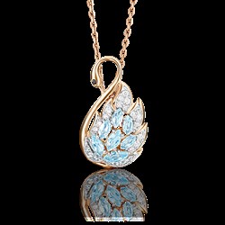 *Подвеска Топаз, Фианит цв Красное арт. 03-2497-00-207-1110-46-410 (вес 2,44 г) - фото 8557 *Подвеска Топаз, Фианит цв Красное арт. 03-2497-00-207-1110-46-410 (вес 2,44 г) - фото 8557