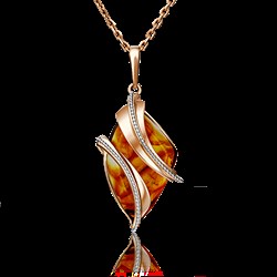 *Подвеска Янтарь цв Красное арт. 03-2824-00-271-1110-46-845 вес 1,91 г - фото 8571 *Подвеска Янтарь цв Красное арт. 03-2824-00-271-1110-46-845 вес 1,91 г - фото 8571