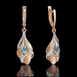 *Серьги Топаз цв Красное арт. 02-4157-00-201-1110-57-223 (вес 5,17 г) - фото 8591 *Серьги Топаз цв Красное арт. 02-4157-00-201-1110-57-223 (вес 5,17 г) - фото 8591