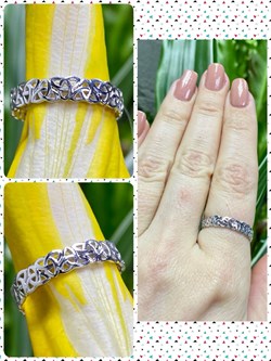 *Кольцо р.19,5 Триглав цв Белое арт. 1000058-749 (вес 2,88 г) - фото 87210 *Кольцо р.19,5 Триглав цв Белое арт. 1000058-749 (вес 2,88 г) - фото 87210