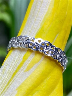 *Кольцо р.19,5 Триглав цв Белое арт. 1000058-749 (вес 2,88 г) - фото 87215 *Кольцо р.19,5 Триглав цв Белое арт. 1000058-749 (вес 2,88 г) - фото 87215