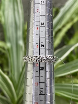 *Кольцо р.19,5 Триглав цв Белое арт. 1000058-749 (вес 2,88 г) - фото 87520 *Кольцо р.19,5 Триглав цв Белое арт. 1000058-749 (вес 2,88 г) - фото 87520