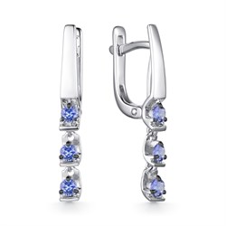 *Серьги Танзанит цв Белое арт. 23540-204-154 (вес 2,8 г) - фото 89284 *Серьги Танзанит цв Белое арт. 23540-204-154 (вес 2,8 г) - фото 89284