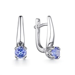 *Серьги Танзанит цв Белое арт. 21846-204-409 (вес около 3,23 г) - фото 89291 *Серьги Танзанит цв Белое арт. 21846-204-409 (вес около 3,23 г) - фото 89291