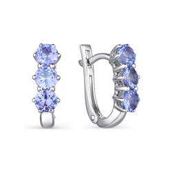 *Серьги Танзанит цв Белое арт. 21130-204-350 (вес 3,17 г) - фото 89293 *Серьги Танзанит цв Белое арт. 21130-204-350 (вес 3,17 г) - фото 89293