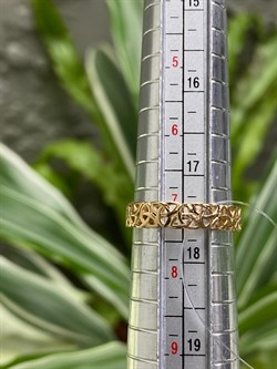 *Кольцо р.17,5 Триглав цв Красное арт. 1000056-776 (вес 2,58 г) - фото 89953