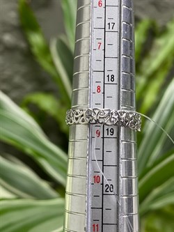 *Кольцо р.19 Триглав цв Белое арт. 1000058-381 (вес 2,63 г) - фото 90100 *Кольцо р.19 Триглав цв Белое арт. 1000058-381 (вес 2,63 г) - фото 90100