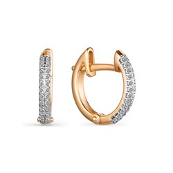 *Серьги Конго цв Красное арт. 23986-100-032 (вес 2,5 г) - фото 94444