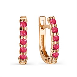 *Серьги Рубин цв Красное арт. 23930-103-364 (вес 2,29 г) - фото 94447 *Серьги Рубин цв Красное арт. 23930-103-364 (вес 2,29 г) - фото 94447