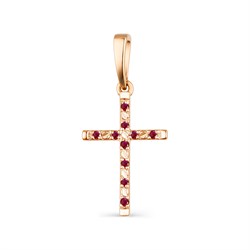 *Подвеска Рубин цв Красное арт. 3844-103-138 (вес 0,85 г) - фото 94755 *Подвеска Рубин цв Красное арт. 3844-103-138 (вес 0,85 г) - фото 94755