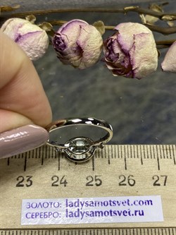 *Кольцо р.17,25 Аквамарин цв Белое арт. 648к-587 вес 2,06 г - фото 95018 *Кольцо р.17,25 Аквамарин цв Белое арт. 648к-587 вес 2,06 г - фото 95018