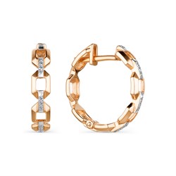 *Серьги Конго цв Красное арт. 24013-100-652 (вес 5,09 г) - фото 98099