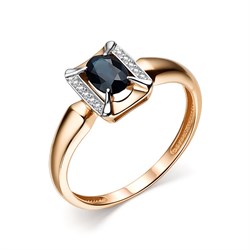 *Кольцо р.17 Сапфир цв Красное арт. 13933-102-923 (вес 1,95 г) - фото 98226