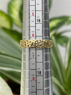 *Кольцо р.17 Триглав цв Лимонное арт. 1000057-454 (вес 2,41 г) - фото 99211