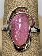*Кольцо р.18 Розовый Турмалин цв Белое арт. 1790608-153 вес 3,11 г