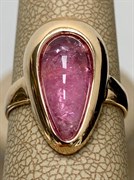 *Кольцо р.18 Розовый Турмалин цв Красное арт. 1795084-743 вес 4,53 г