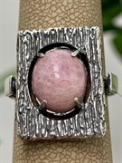 *Кольцо р.18,5 Розовый Турмалин Рубеллит Бразилия арт. 1819-125 Вес 6,64 г