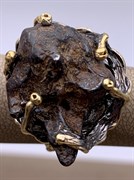 *Кольцо р.18 Метеорит Африка АРТ 49369 (ВЕС 20,84 Г)