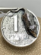 *Сувенир Мышь на Монете арт. МК-01ч-099 Вес 4,78 г