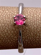 *Кольцо р.17 Розовый Турмалин цв Белое арт. 1_00240-088 вес 2,61 г