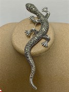 *Брошь-Кулон Игуана Марказит Максимилиан арт. Р 002-620 вес 13,89 г
