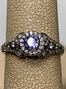 *Кольцо р.17,5 Танзанит арт. 01-2560/00ТЗ-17-686 вес 2,58 г