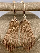 *Серьги цв Красное арт. 02-2413-00-000-1110-02-068 вес 3,58 г