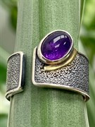 *Кольцо р.17,5 Аметист арт. 1317062398-185 Вес 5,36 г
