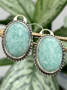*Серьги Амазонит арт. 2310370969-890 Вес 9,54 г