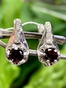 *Серьги Гранат арт. 2340820072-810 Вес 3,39 г